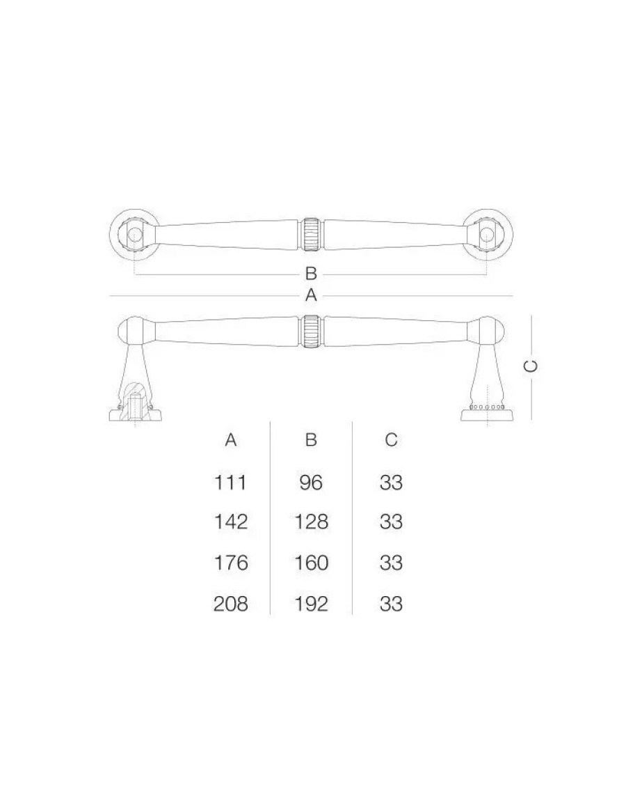 Ручка меблева рейлінгова D-1015-96 SMAB блискуча антична матова Бронза MEBTECH - 3 Ручка меблева рейлінгова D-1015-96 SMAB блискуча антична матова Бронза MEBTECH - 3
