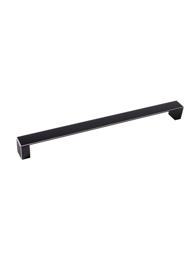 Меблева ручка скоба DL 35M/320 BLK/AL ES чорна MEBTECH - 1