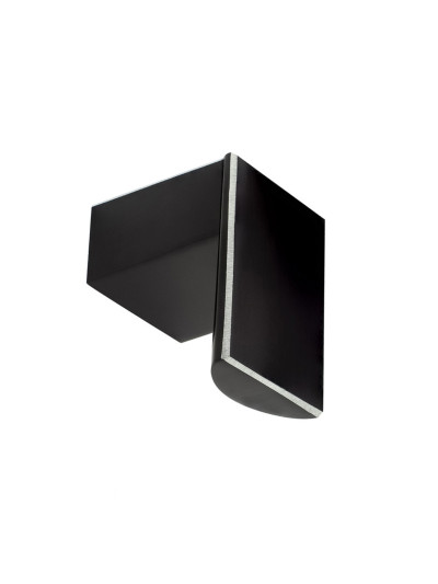 Ручка меблева кнопка KL 35M BLK/AL ES чорний MEBTECH - 1