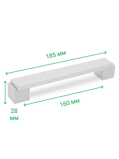 Мебельная ручка скоба 402/160 алюминий MEBTECH - 1 2