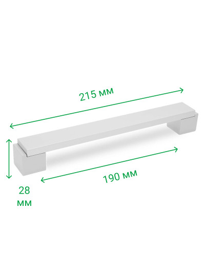 Меблева ручка скоба 402/192 алюміній MEBTECH - 1 2