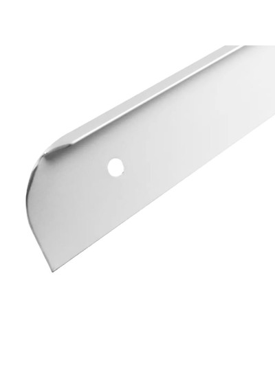 Торцевая планка для столешницы L левая 28мм R13 Сатин MEBTECH - 1