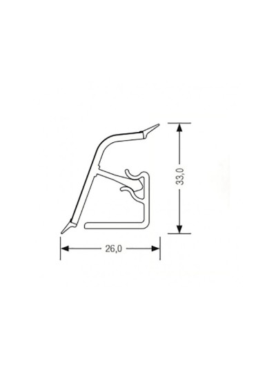 Кухонный плинтус для столешницы 4200 мм LuxeForm Песок L9915 LuxeForm - 1 2