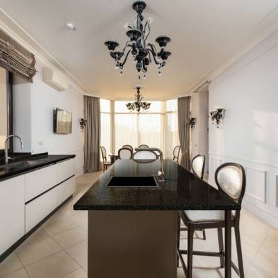 Столешница LuxeForm Меланит W138 1U R6 LuxeForm - 2