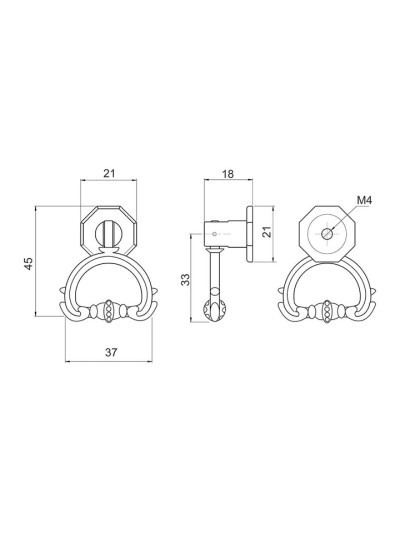 Ручка КТ 0105 Висящая 2