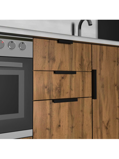 Ручка профільна DV-002/96 L-116 Чорна MEBTECH - 1 2