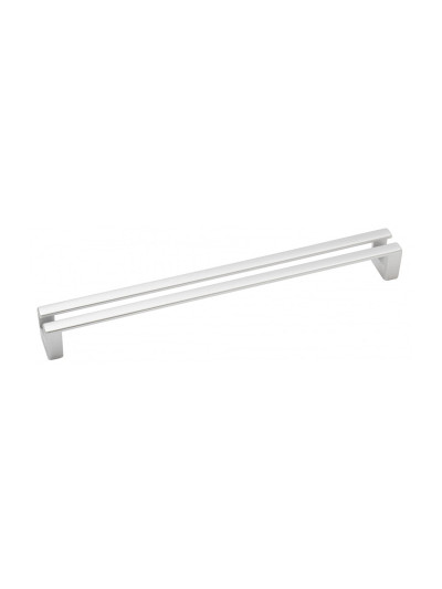 Меблева ручка скоба 224 мм ESILA Хром Мат 5560-03 MEBTECH - 1