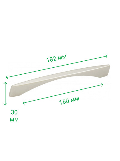 Меблева ручка скоба 160 мм LIMA Сатин 5573-02 MEBTECH - 1 2