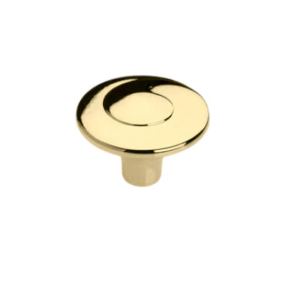 Мебельная ручка кнопка РГ 126 Золото MEBTECH - 1