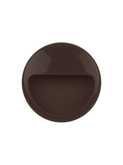 Ручка врезная пластмассовая MD 6120 Темно-коричневая MEBTECH - 1