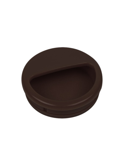 Ручка врезная пластмассовая MD 6120 Темно-коричневая MEBTECH - 1 2