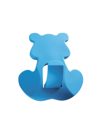 Ручка гачок для дитячого одягу CEBI Ведмедик блакитний MEBTECH - 1