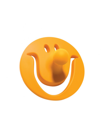 Ручка крючок для детской одежды CEBI Улыбка желтая MEBTECH - 1