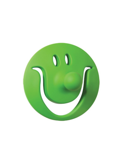 Ручка крючок для детской одежды CEBI Улыбка зеленая MEBTECH - 1