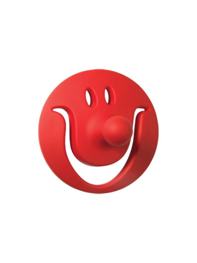Ручка крючок для детской одежды CEBI Улыбка красная MEBTECH - 1