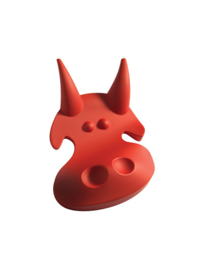 Ручка крючок для детской одежды CEBI Корова красная MEBTECH - 1