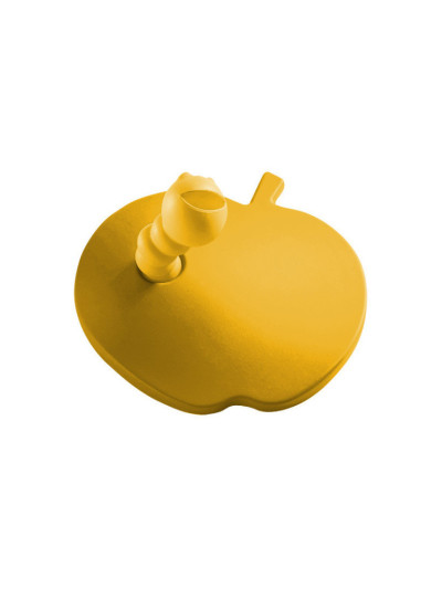Ручка гачок для дитячого одягу CEBI Яблуко жовте MEBTECH - 1