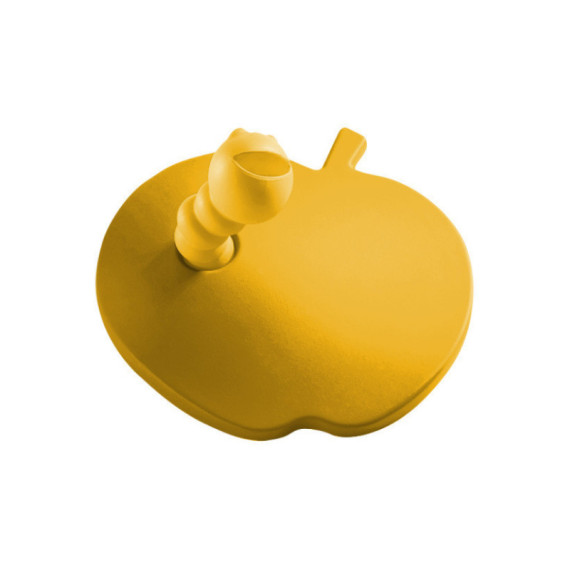 Ручка крючок для детской одежды CEBI Яблоко желтое MEBTECH - 1