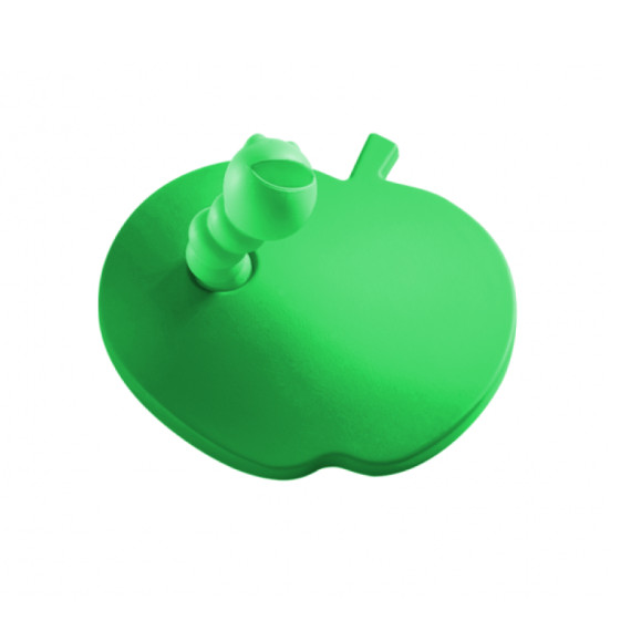 Ручка гачок для дитячого одягу CEBI Яблуко зелене MEBTECH - 1