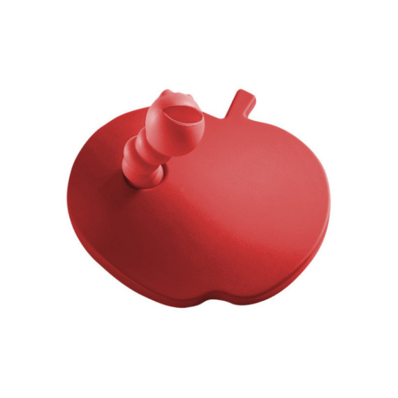 Ручка гачок для дитячого одягу CEBI Яблуко червоне MEBTECH - 1