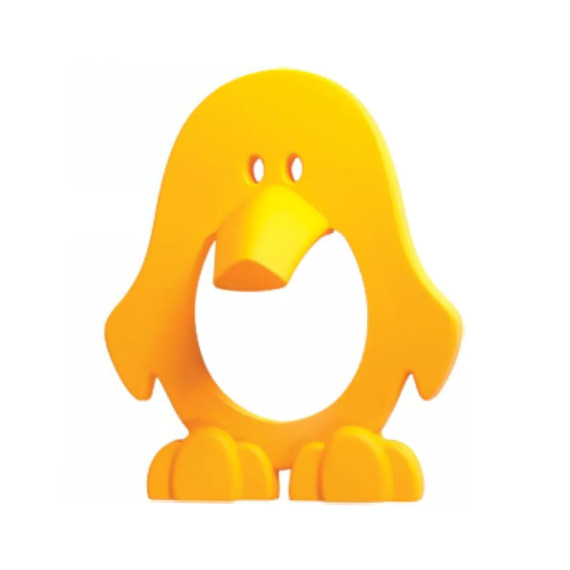 Ручка для детской мебели CEBI Пингвин оранжевый MEBTECH - 1