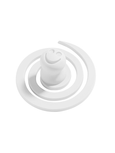 Ручка для дитячих меблів CEBI Пружина біла MEBTECH - 1