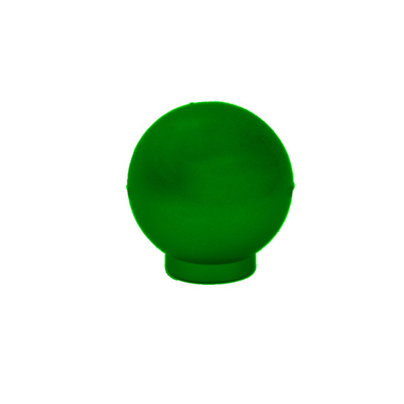 Ручка кнопка мебельная пластик зеленая 411.001 ПФ31 MEBTECH - 1