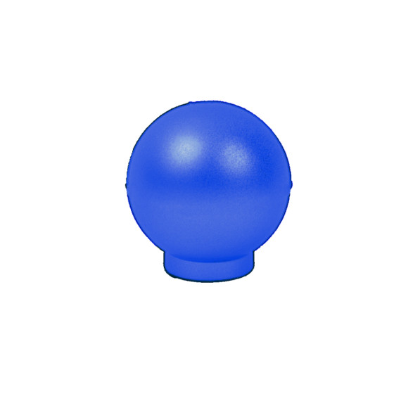Ручка кнопка меблева блакитна пластик 412.001 MEBTECH - 1