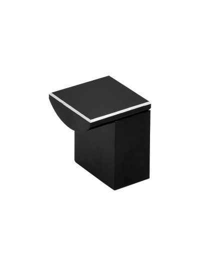 Ручка кнопка меблева 401 Чорна Virno LInes (на замовлення) MEBTECH - 1