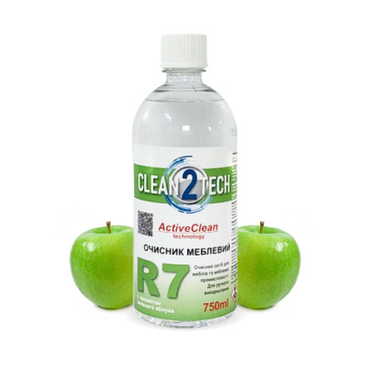 Очисник CLEAN2TECH ACTIVECLEAN R7 Зелене яблуко 750 мл CLEAN2TECH - 2