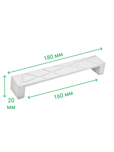 Ручка скоба декоративна PK 560 G2 160 ROLLA - 1 2