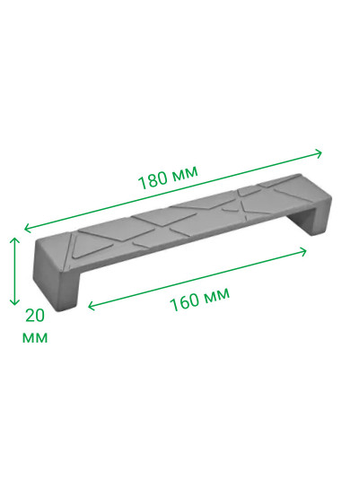 Ручка скоба декоративная PK 560 G6 160 ROLLA - 1 2