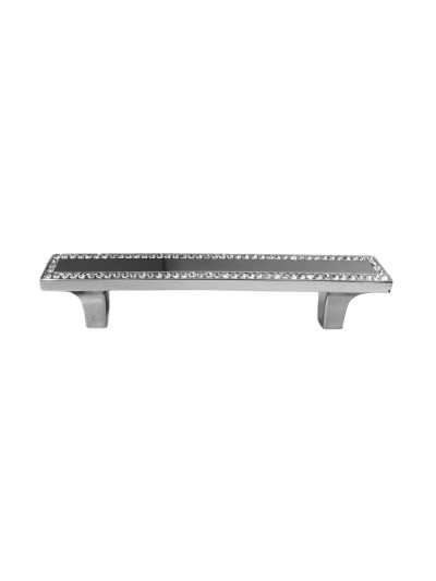 Ручка с камнями мебельная RO 8508/64 CP ROLLA - 1