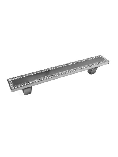Ручка із камінням меблева RO 8508/96 CP ROLLA - 1 2