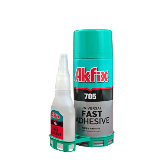 Клей с активатором для быстрого склеивания Akfix 705 200+50 гр AKFIX - 1