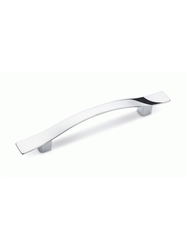 Ручка для мебели скоба UN 0604 96 Хром ROLLA - 1 Ручка для мебели скоба UN 0604 96 Хром ROLLA - 1