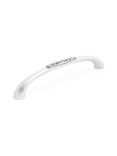 Ручка дуга FF 2/156-128 Модерн, серебро MEBTECH - 1