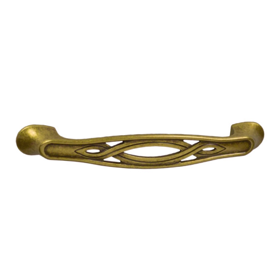 Ручка для мебели скоба РГ 40 Античное золото MEBTECH - 1