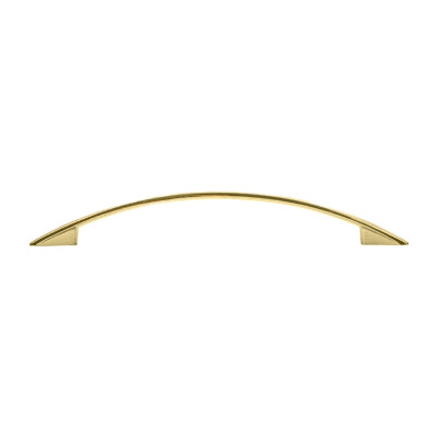 Ручка для мебели дуга UN 9003/128 Золото ROLLA - 2