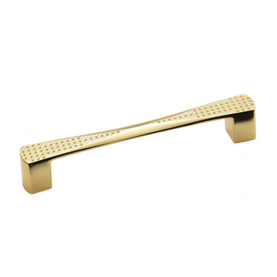 Ручка для мебели скоба 128 мм FULYA Золото 5465-01  MEBTECH - 1