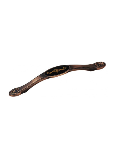 Ручка для мебели дуга 128 мм SELVI Медь-Ноты 5414-09/050  MEBTECH - 1