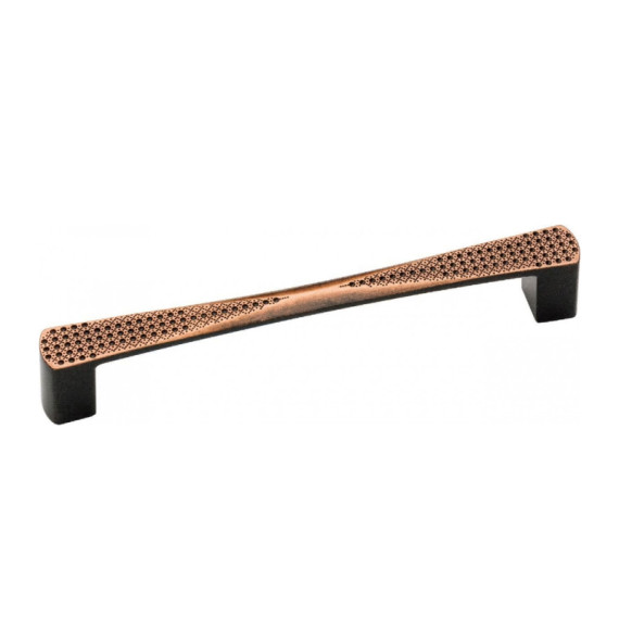 Ручка для мебели скоба 160 мм FULYA Медь 5466-09  MEBTECH - 1