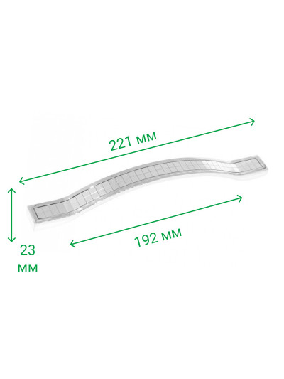 Ручка для меблів дуга ODESSA 192 MEBTECH - 1 2