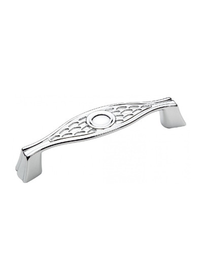 Ручка для меблів скоба 96 мм GAZEL Хром 5436-06 MEBTECH - 1