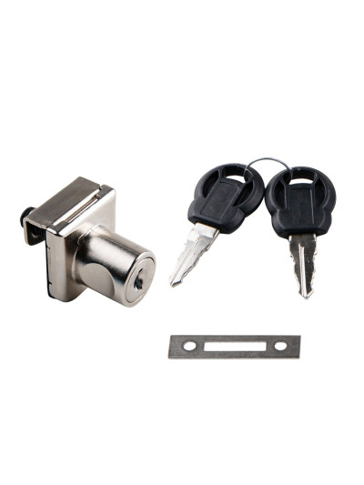 Замок для скляної шафи Хром CL-408 Ролла ROLLA - 1