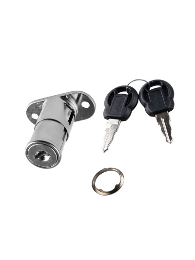 Замок для розсувних дверей натискний KL-105 хром ROLLA - 1