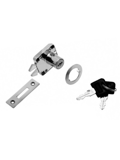 Замок меблевий KL-202-22 для розсувних дверей MEBTECH - 1 2