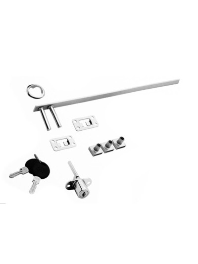 Замок меблевий центральний фронтальний L-500 MEBTECH - 1 2