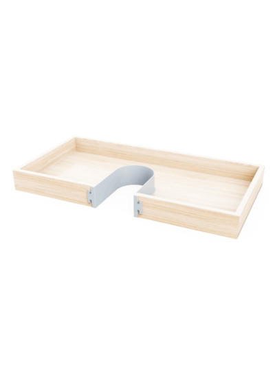 Пластиковий обмежувач для сифону MESAN 160 мм, Білий U-подібний MESAN - 1 2