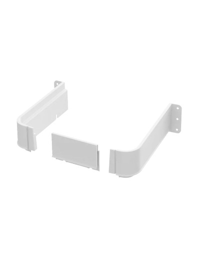 Пластиковый ограничитель для сифона MESAN 200 мм, Белый П-образный MESAN - 1